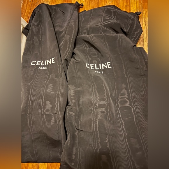 CELINE NEW SEASON 2020 LEATHER SHEARLING THIGH HIGH BOOTS US SZ 37.5 - Picture 3 of 6